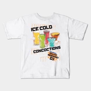 Ice Cold Concoctions- Galaxy Drinks Kids T-Shirt